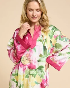 Discount Dunnes Stores Paul Costelloe Living Studio Pink And Yellow Floral Kaftan