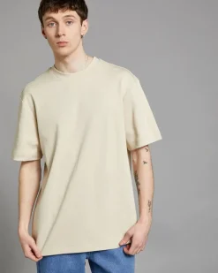 Outlet Dunnes Stores Paul Galvin Stone Heavyweight Loose Fit T-Shirt