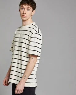 Online Dunnes Stores Paul Galvin Stripe Terry T-Shirt