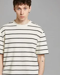 Online Dunnes Stores Paul Galvin Stripe Terry T-Shirt