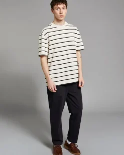Online Dunnes Stores Paul Galvin Stripe Terry T-Shirt
