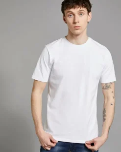 Fashion Dunnes Stores Paul Galvin White Stretch Fit T-Shirt