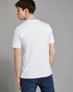 Fashion Dunnes Stores Paul Galvin White Stretch Fit T-Shirt