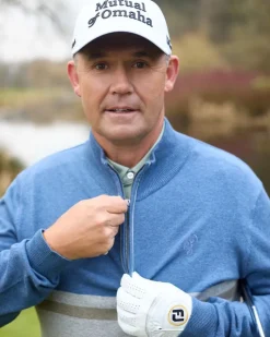 Hot Dunnes Stores Pádraig Harrington Colour Block Half Zip Jumper
