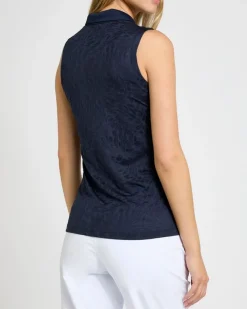 Sale Dunnes Stores Pádraig Harrington Navy Jacquard Golf Polo