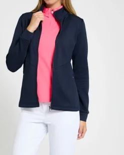 Sale Dunnes Stores Pádraig Harrington Navy Textured Golf Jacket