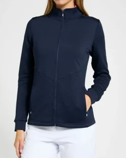 Sale Dunnes Stores Pádraig Harrington Navy Textured Golf Jacket