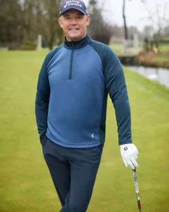 Sale Dunnes Stores Pádraig Harrington Panel Quarter Zip Top