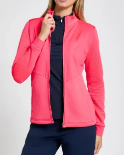 Clearance Dunnes Stores Pádraig Harrington Pink Textured Golf Jacket