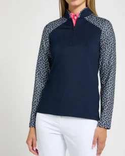 Outlet Dunnes Stores Pádraig Harrington Print Long Sleeve Golf Top