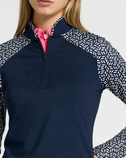 Outlet Dunnes Stores Pádraig Harrington Print Long Sleeve Golf Top