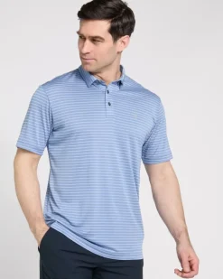 New Dunnes Stores Pádraig Harrington Textured Stripe Polo