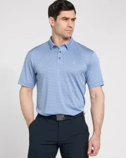 New Dunnes Stores Pádraig Harrington Textured Stripe Polo
