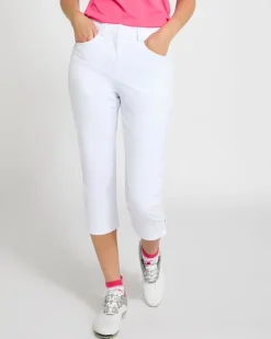Sale Dunnes Stores Pádraig Harrington White Cropped Golf Trousers