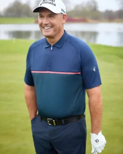 New Dunnes Stores Pádraig Harrington Zip Placket Polo