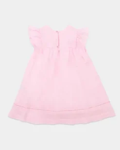 Fashion Dunnes Stores Pink Woven Dress (6 Months-5 Years)