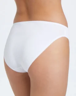 Outlet Dunnes Stores Plain Cotton Rich High Leg Briefs - Pack of 5