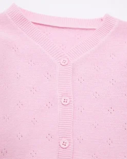 Online Dunnes Stores Pointelle Cardigan (6 Months-5 Years)