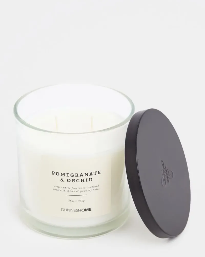Online Dunnes Stores Pomegranate And Orchid Two-Wick Scented Candle