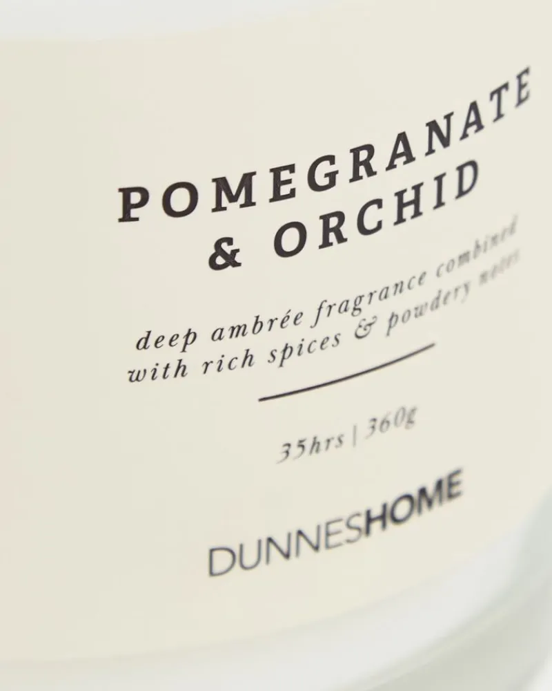 Online Dunnes Stores Pomegranate And Orchid Two-Wick Scented Candle