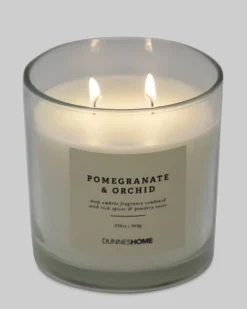 Online Dunnes Stores Pomegranate And Orchid Two-Wick Scented Candle