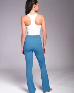 Clearance Dunnes Stores Powercut All-Day Wear Vintage Blue Flared Leggings