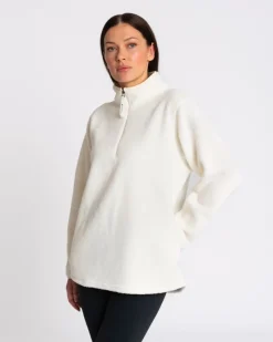 Sale Dunnes Stores Powercut Ascend Quarter Zip Fleece Marshmallow