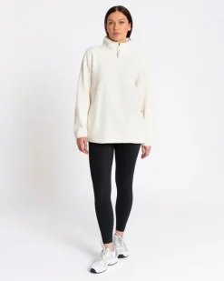 Sale Dunnes Stores Powercut Ascend Quarter Zip Fleece Marshmallow