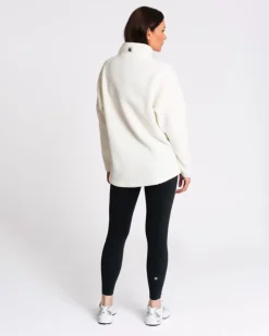 Sale Dunnes Stores Powercut Ascend Quarter Zip Fleece Marshmallow