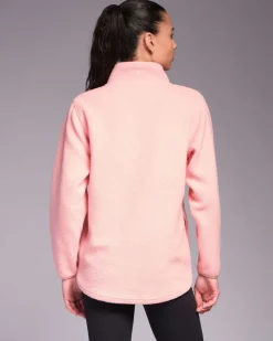 Hot Dunnes Stores Powercut Ascend Quarter Zip Rose Elegance Fleece
