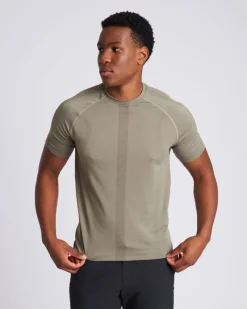 Fashion Dunnes Stores Powercut Central Training T-Shirt In Khaki