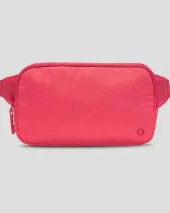 Discount Dunnes Stores Powercut Mini Pink Woven Crossbody Bag