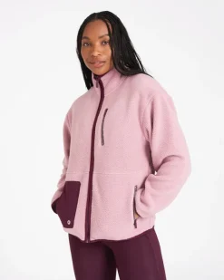 Discount Dunnes Stores Powercut Outsider Full Zip Fleece In Elderberry
