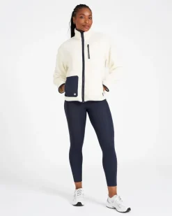 Discount Dunnes Stores Powercut Outsider Full Zip Fleece In Marshmallow