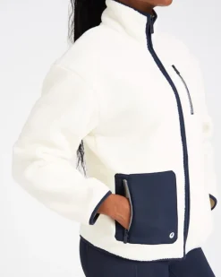 Discount Dunnes Stores Powercut Outsider Full Zip Fleece In Marshmallow