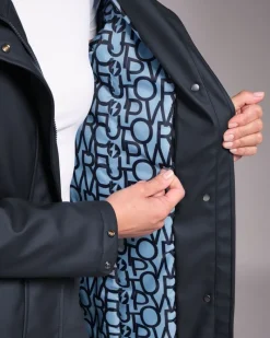 Sale Dunnes Stores Powercut Outsider Outerspace Navy Raincoat