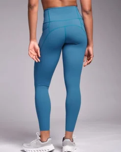 Hot Dunnes Stores Powercut Sculpt High-Waisted Leggings Vintage Blue