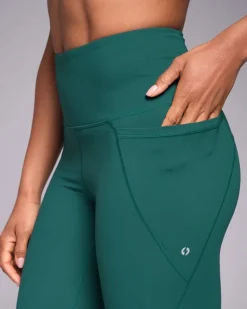 Best Dunnes Stores Powercut Sculpt High-Waisted Leggings Jungle Green