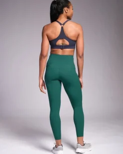 Best Dunnes Stores Powercut Sculpt High-Waisted Leggings Jungle Green