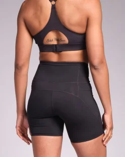 Online Dunnes Stores Powercut Sculpt High-Waisted 7" Shorts Black