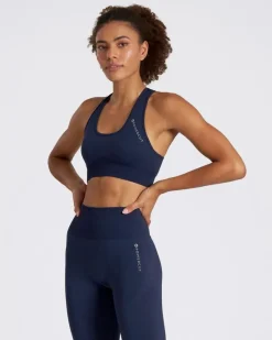 Hot Dunnes Stores Powercut Solid Seamless Sports Bra