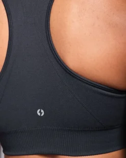 Sale Dunnes Stores Powercut SOLID Seamless Sports Bra Outerspace Navy