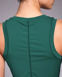 Hot Dunnes Stores Powercut SOLID Tank Top Jungle Green