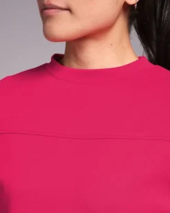 Sale Dunnes Stores Powercut Studio Crew Sweatshirt Raspberry