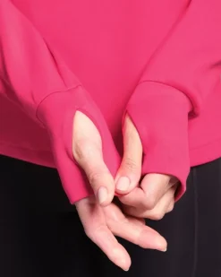 Sale Dunnes Stores Powercut Studio Crew Sweatshirt Raspberry