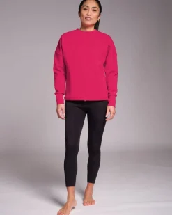 Sale Dunnes Stores Powercut Studio Crew Sweatshirt Raspberry