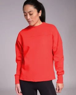 Hot Dunnes Stores Powercut Studio Crew Sweatshirt Bright Red