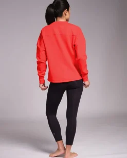 Hot Dunnes Stores Powercut Studio Crew Sweatshirt Bright Red
