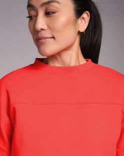 Hot Dunnes Stores Powercut Studio Crew Sweatshirt Bright Red