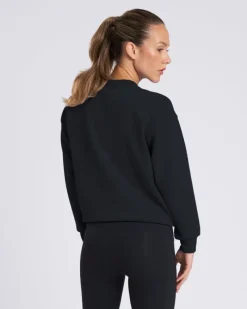 Fashion Dunnes Stores Powercut Studio Crew Sweatshirt In Black
